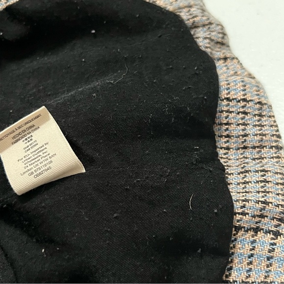 Free People Chess Plaid Linen Blazer - Picture 10 of 12